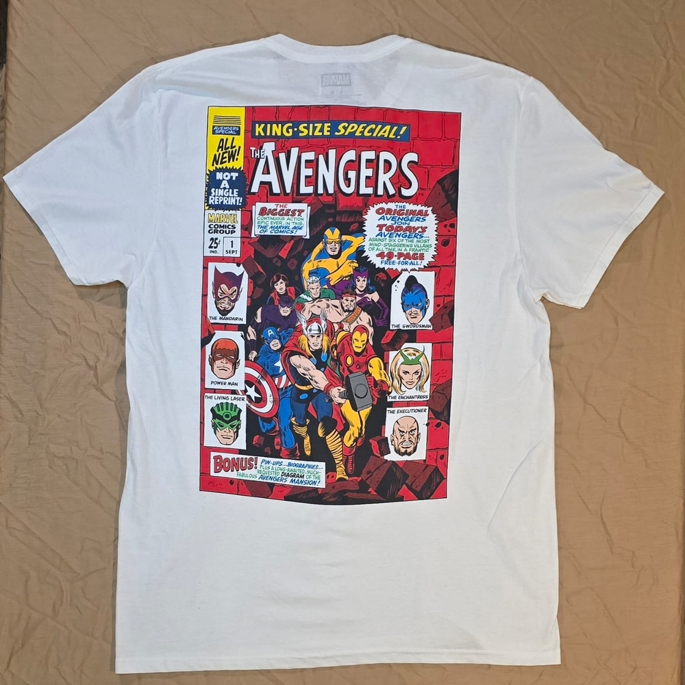 Marvel White T-Shirt with Logo